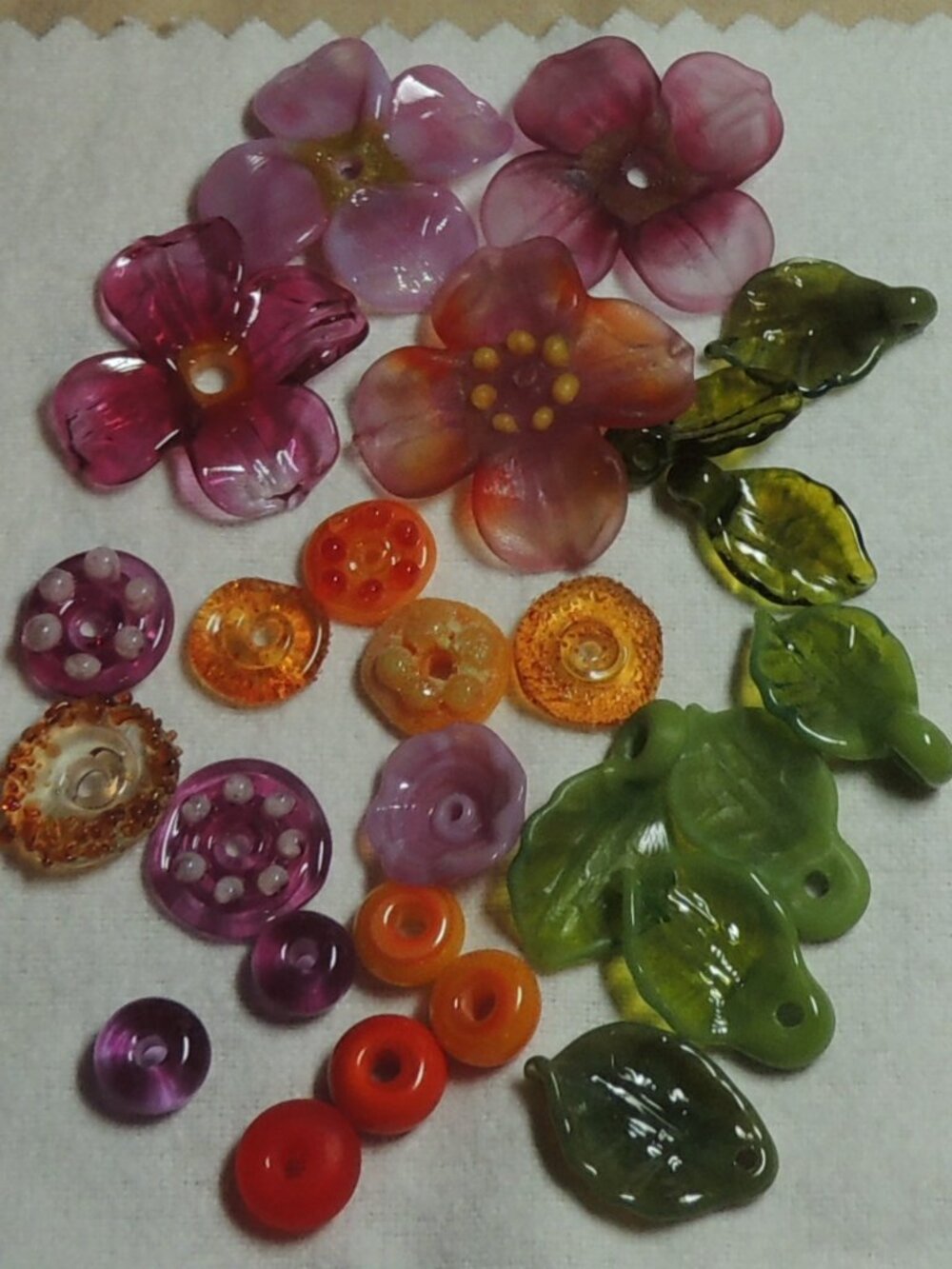 Lea Zinke glass Lampwork bead set